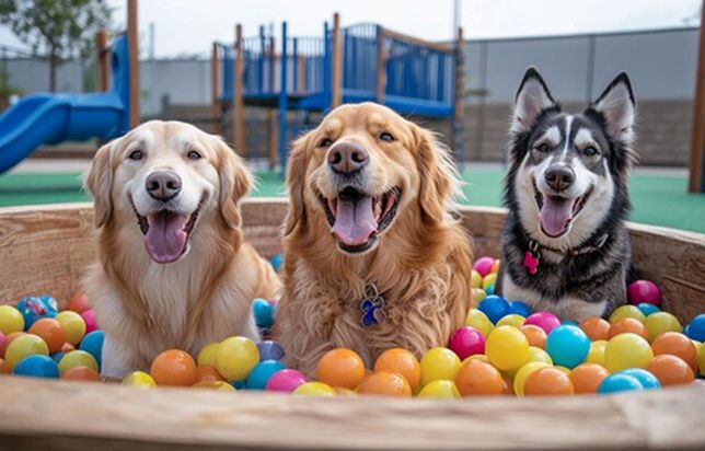 Dog park meetup